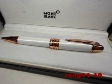 /NEW Montblanc White John F Kennedy Special Limited Edition Ballpoint Pen