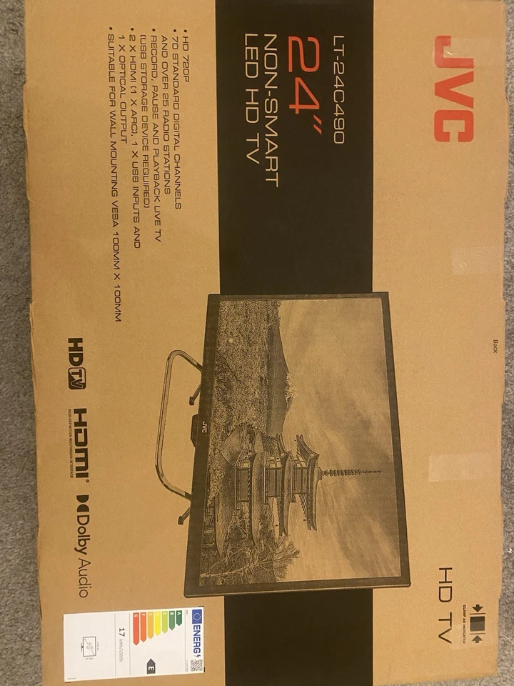 JVC LT-24C490 24-inch NON-SMART LED HD TV - Image 3 of 3