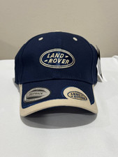 Land Rover Men's Adjustable Baseball Cap Navy Curved Brim Sports Hat - New 2026