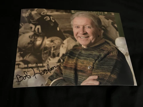 Green Bay Packers President BOB HARLAN 8x10 Photo FOOTBALL AUTOGRAPH