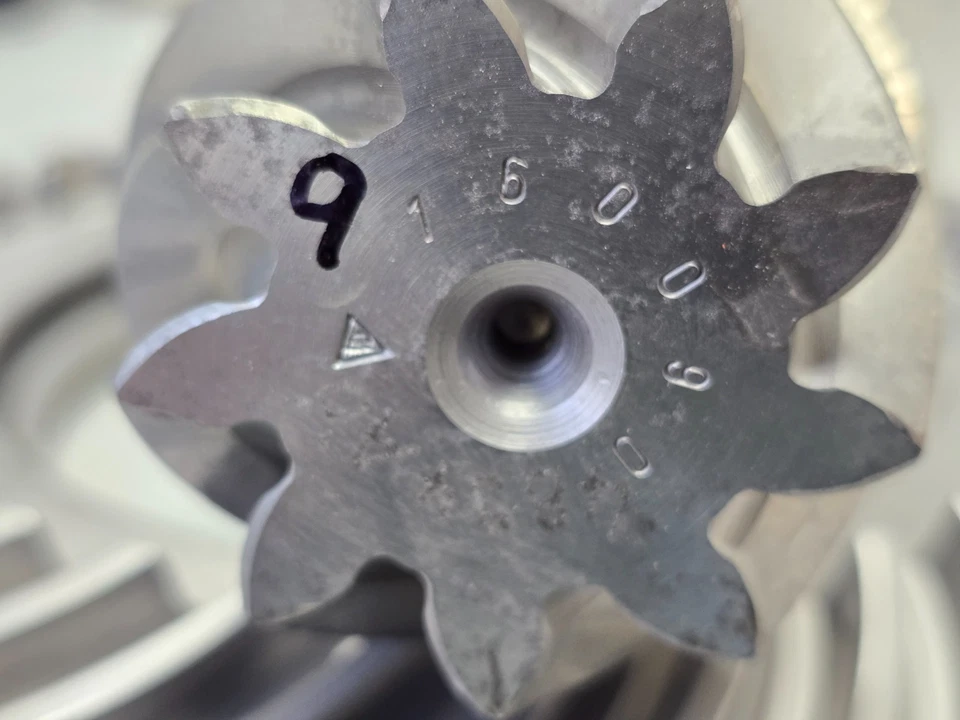 VERY NICE MATCHING ORIGINAL PORSCHE 911 930 9:38 RING AND PINION 8/86 78-89 NLA - Image 3 of 4