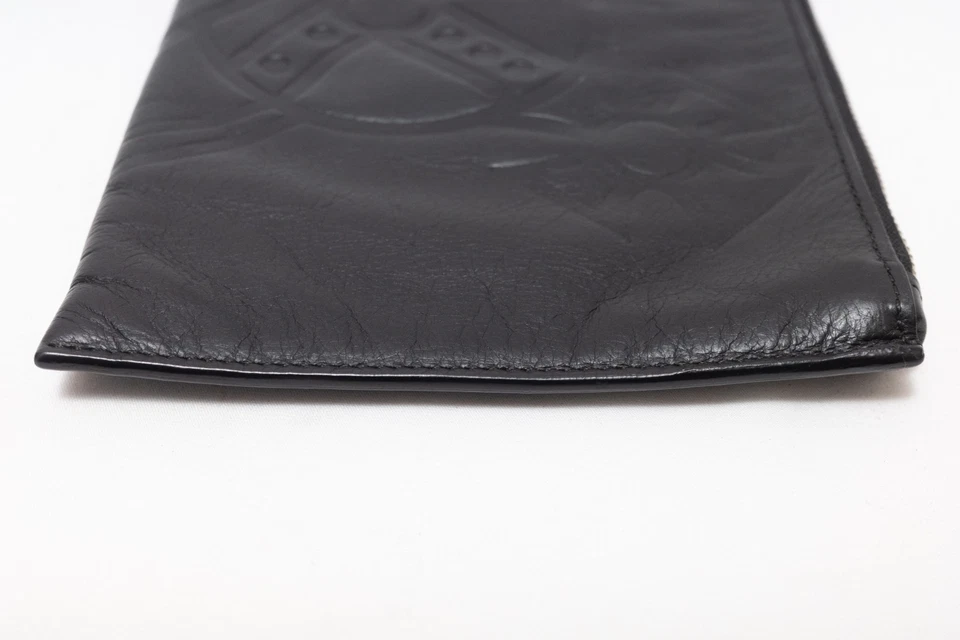 Vivienne Westwood Bolso Cartera de Cuero Negro Auténtico de JAPÓN Foto 3 de 4