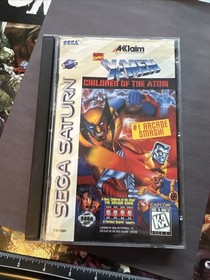 X-Men: Children of the Atom (Sega Saturn, 1996) CIB With Manual & Reg Card