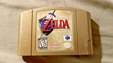 Legend of Zelda Ocarina of Time Collector's Ed AUTHENTIC (Nintendo 64 1998) GOLD