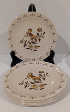 Johnson Brothers Sun Up Staffordshire Set of 6 Dessert Bread Plates Rooster 6.5"