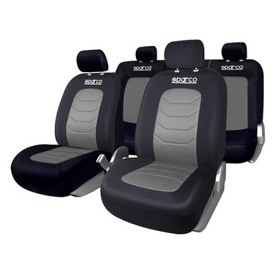 SPARCO - Front and Rear Seat Cover Set (Grey) **BRAND NEW & IN STOCK**