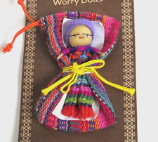 NEW Guatemalan WORRY DOLL Hand Made by Mayan People in Highlands of Guatemala
