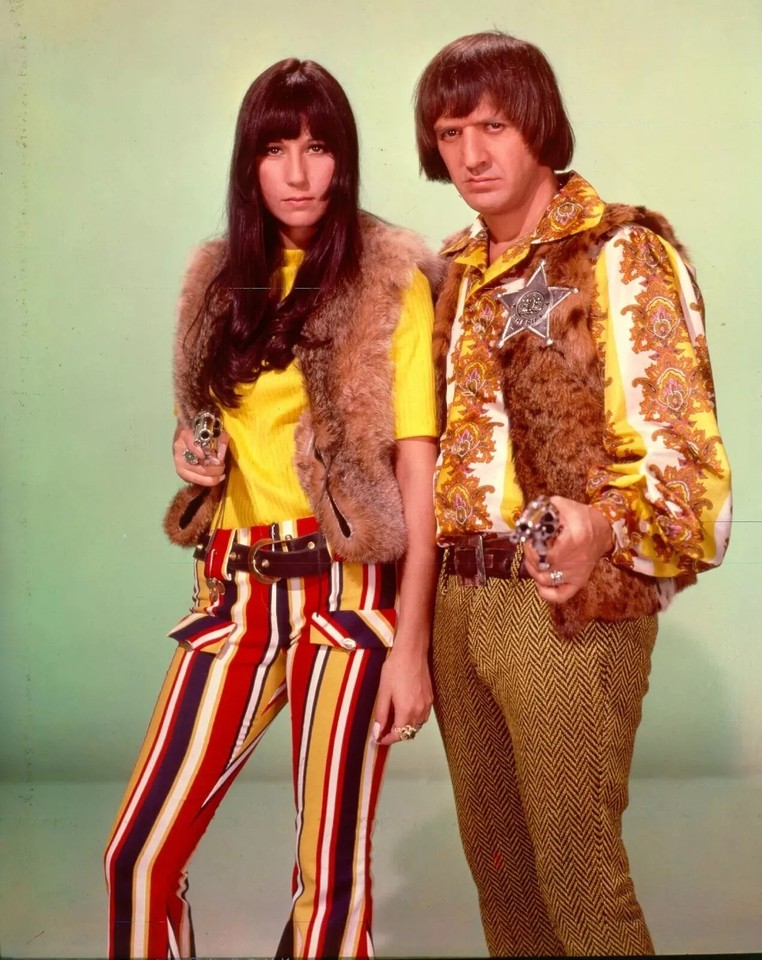 Sonny And Cher 1960'S Hippie Cool 8x10 Picture Celebrity Print | eBay
