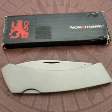 Normark Swede Lockback Knife USA Stainless Steel Handle & Blade 4.5" Closed