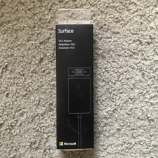 Microsoft Surface VGA Adapter, Black Open Box Condition Fast Shipping 