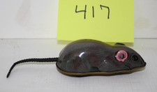 Giocattolo vintage anni 50 topo attrito latta litografia coda gomma - NON FUNZIONANTE