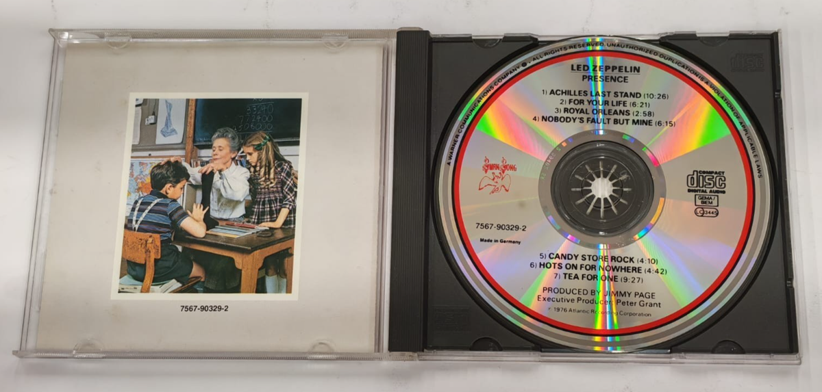 LED ZEPPELIN - PRESENCE - 1990 GERMAN CD, CLASSIC ROCK / HARD ROCK