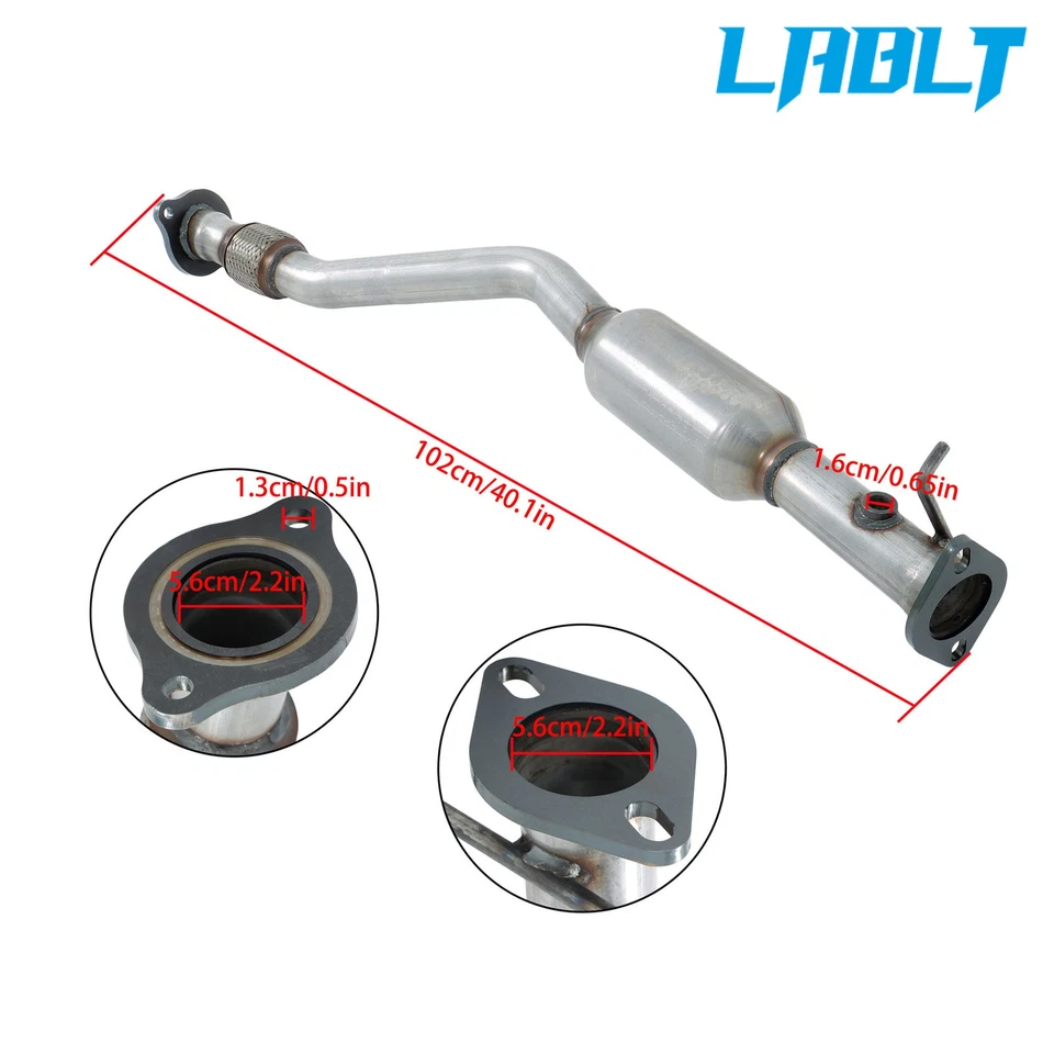 Convertidor catalítico para Chevy Impala Buick Century 3,4 L 3,1 L 1997-2003 2004 2005 Foto 2 de 4