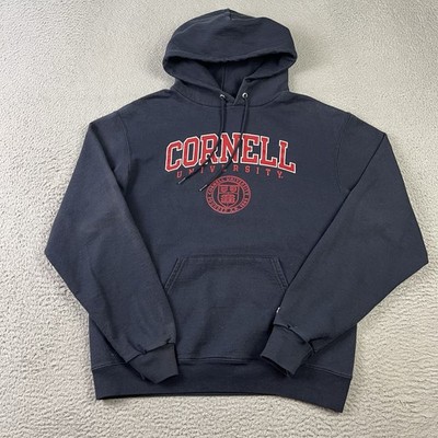 Champion Hoodie Mens Medium Blue Cornell University Ivy League Pullover Sweater