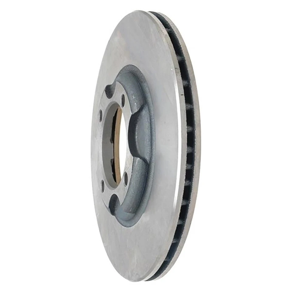 Kit de rotores de freno delanteros + pastillas metálicas y herrajes para Mazda 323 1986-1989 Foto 3 de 4