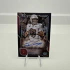 2025 Bowman Chrome University Football Black Shimmer Refractor Sam Leavitt #BCA-SL