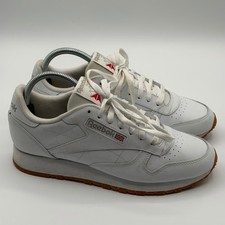 Reebok Classic Leather Women 8.5 White Gum Sole Retro Sneaker GY0952 5616