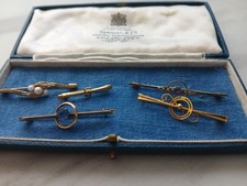 Antique Vintage 9ct Gold Brooches X5 NOT SCRAP 6.4g Pearl Amethyst Sapphire
