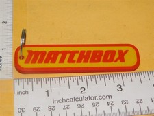 Matchbox Custom 3D Printed Plastic Keychain/Zipper Pull Logo Item MBP-003