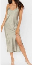 Show Me Your Mumu Zio Leopard Silk Dress Leopard Green