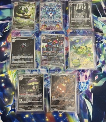 NM Pokemon Lot Collection Of  8 Cards All Different Illustration Rare