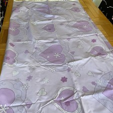 Vintage Laura Ashley Fabric Remnant 2002 Lilac Heart Pattern 299cm X 142cm