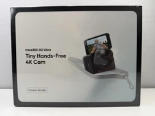 Insta360 GO Ultra Action Camera Creator Bundle Black New Sealed