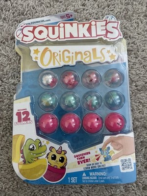 SQUINKIES ORIGINALS Set: 12 Soft Mini Squishy Squinkies Wave 1 NEW & SEALED