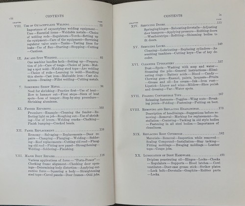Karosserie- und Kotflügelreparaturen von 1941 von C.E. Packer - Ledergebundenes Buch - Bild 9 von 14
