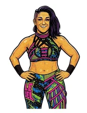 WWE Bayley Wrestling Water Resistant Sticker WWF WCW AEW NXT