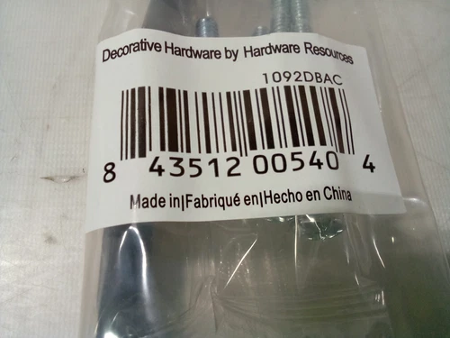 4PC Jeffrey Alexander 1092DBAC Cabinet Drawer HandlePull 3.75” 3 3/4” Oil Bronze - Picture 3 of 6