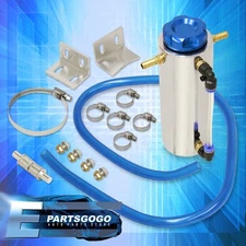 350ML Blue Aluminum Engine Radiator Coolant Overflow Catch Can Tank Reservoir