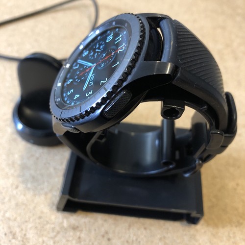 Montre connectée Samsung Gear S3 Frontier 46 mm SM-R760 avec fréquence cardiaque GPS Bluetooth - Photo 7 sur 10