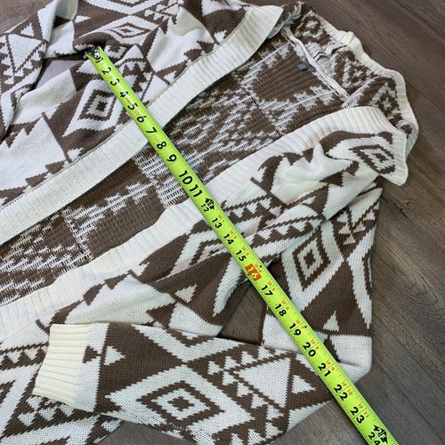 x2 Charlotte Russe Open Front Cardigan Lot Wrap Women’s Small Aztec Tribal Long - Picture 21 of 22