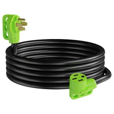 15 foot 50 amp RV Extension Cord Power Supply Cable for Trailer Motorhome Camper