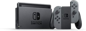 Nintendo Switch Gray Console + Super Mario Galaxy 1 & 2 ✨ 2-Game Console Bundle