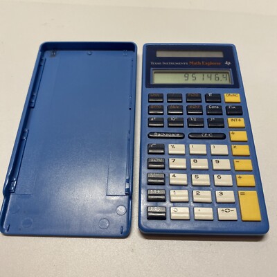 Texas Instruments Math Explorer Calculator Texas Instruments Math Explorer Working Calculator Free Shipping | eBay