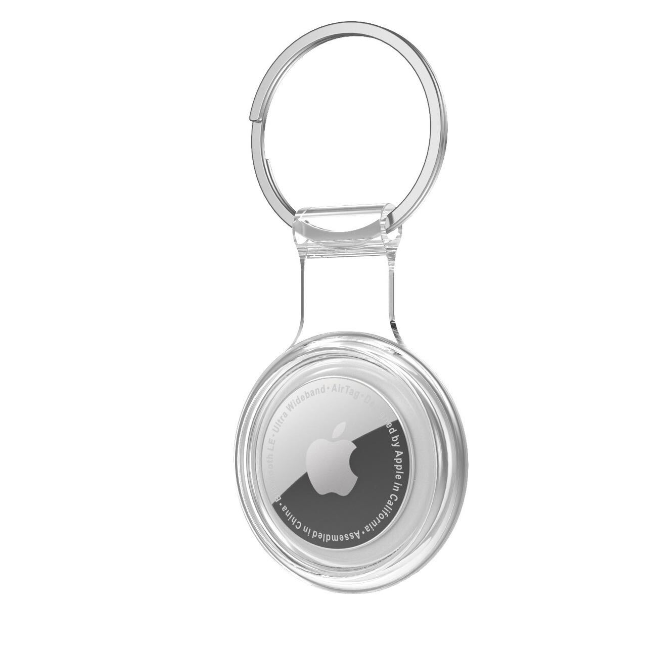 1/2PCS Air Tag Protector Clear Waterproof Airtags Holder Airtag Key