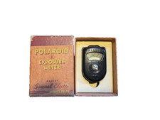 Vintage PR-22 Bakelite Polaroid Exposure Meter By General Electric In Box, Works