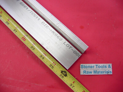 4 Pack 6061 T6511 Aluminum Flat Bar – 1/8 X 1-1/2 X 8 Inch, USA Made Extruded Mill Stock