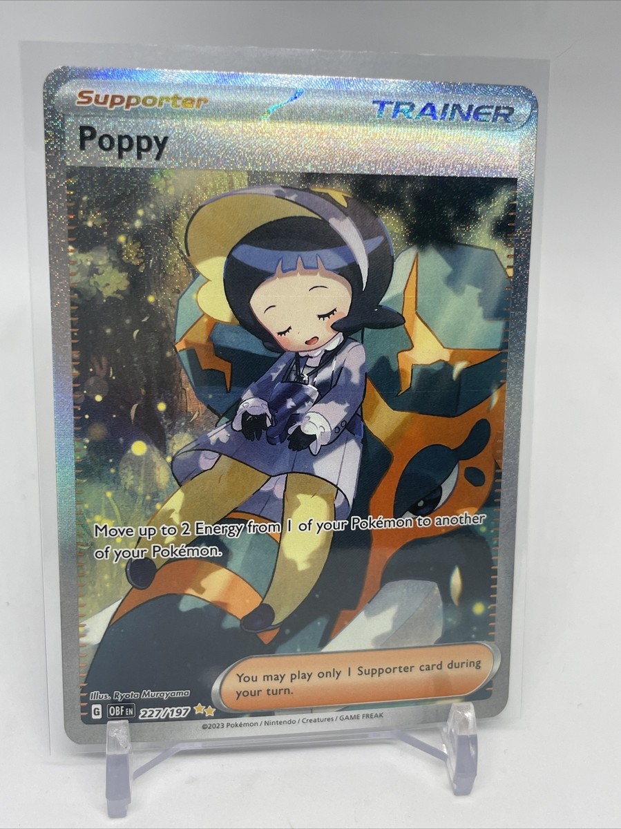 227 197 pokemon card Pokmon Database - Obsidian Flames Placeholder Image Provided Pokemon  Poppy (Alt Full
