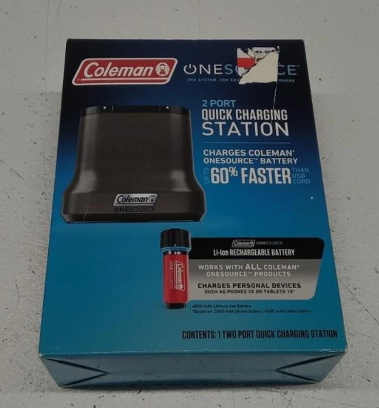 Coleman OneSource Rechargeable 2 port Battery Quick Charging Station - image 2 of 2