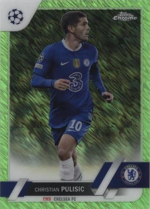 Neon Green Shimmer Refractor