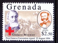 Grenada 2010 MNH, Gustave Moynier, Henry Dunant, Nobel Peace, Red Cross  