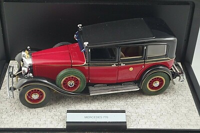Franklin Retro typ770模型 benz mercedes 1935 Mint Minicar Scale 1/24 1935 770K Mercedes-Benz コレクション