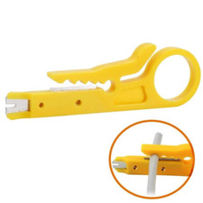 Mini Portable Cable Stripper Crimper Pliers Crimping Tool Stripping Wire Cutter
