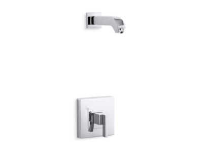 Kohler Loure 1-Handle Valve Handle Trim Kit in Polished Chrome Trimless Head Set