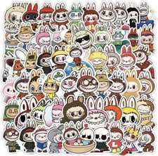 Random Kawaii LaBuBu PVC Stationery Stickers 10pc Glossy