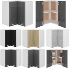 Küchenschrank Eckhängeschrank Unterschrank Küchenzeile Einbauküche 57x57x60cm DE