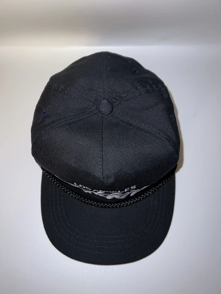 Boné vintage Los Angeles Raiders Yupoong Snapback década de 1980 NWA CHUCK D OAKLAND VEGAS - Imagem 4 de 4